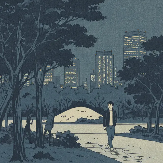 The Shadow Hanging on Hakone Hill