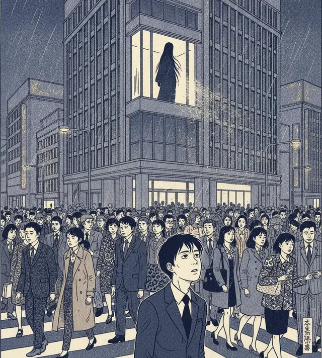 The Gaze Outside Hakata Station