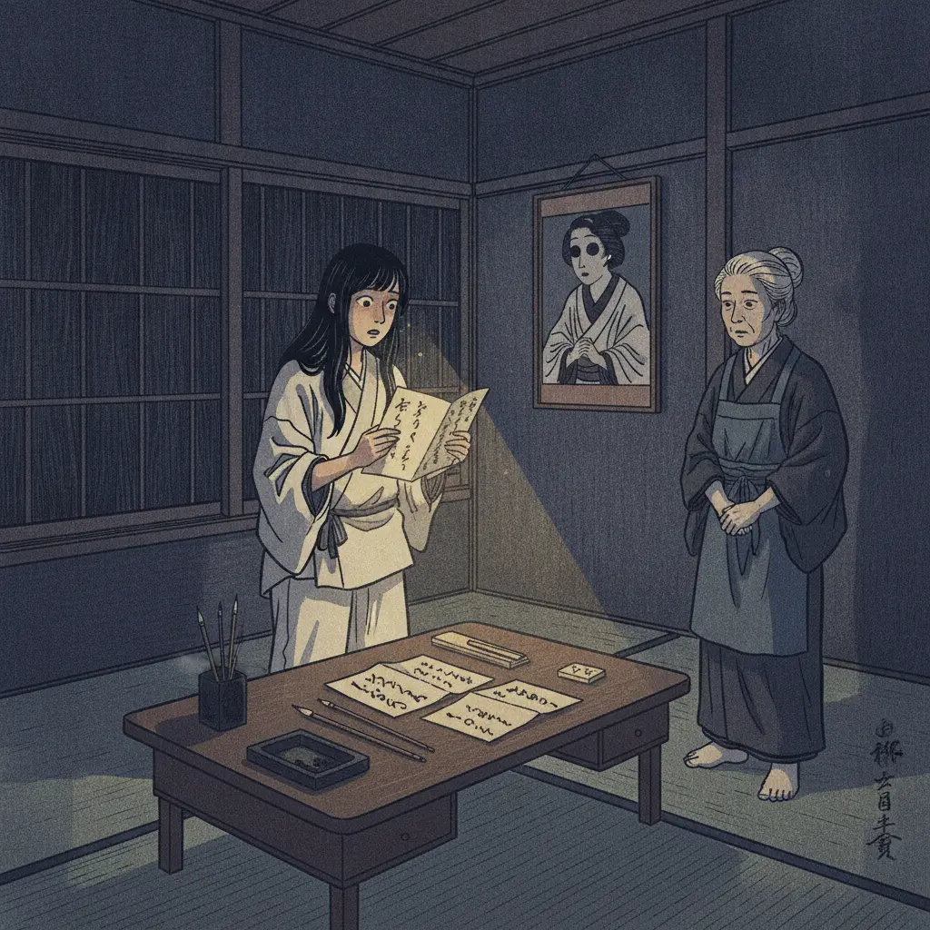 格子の奥