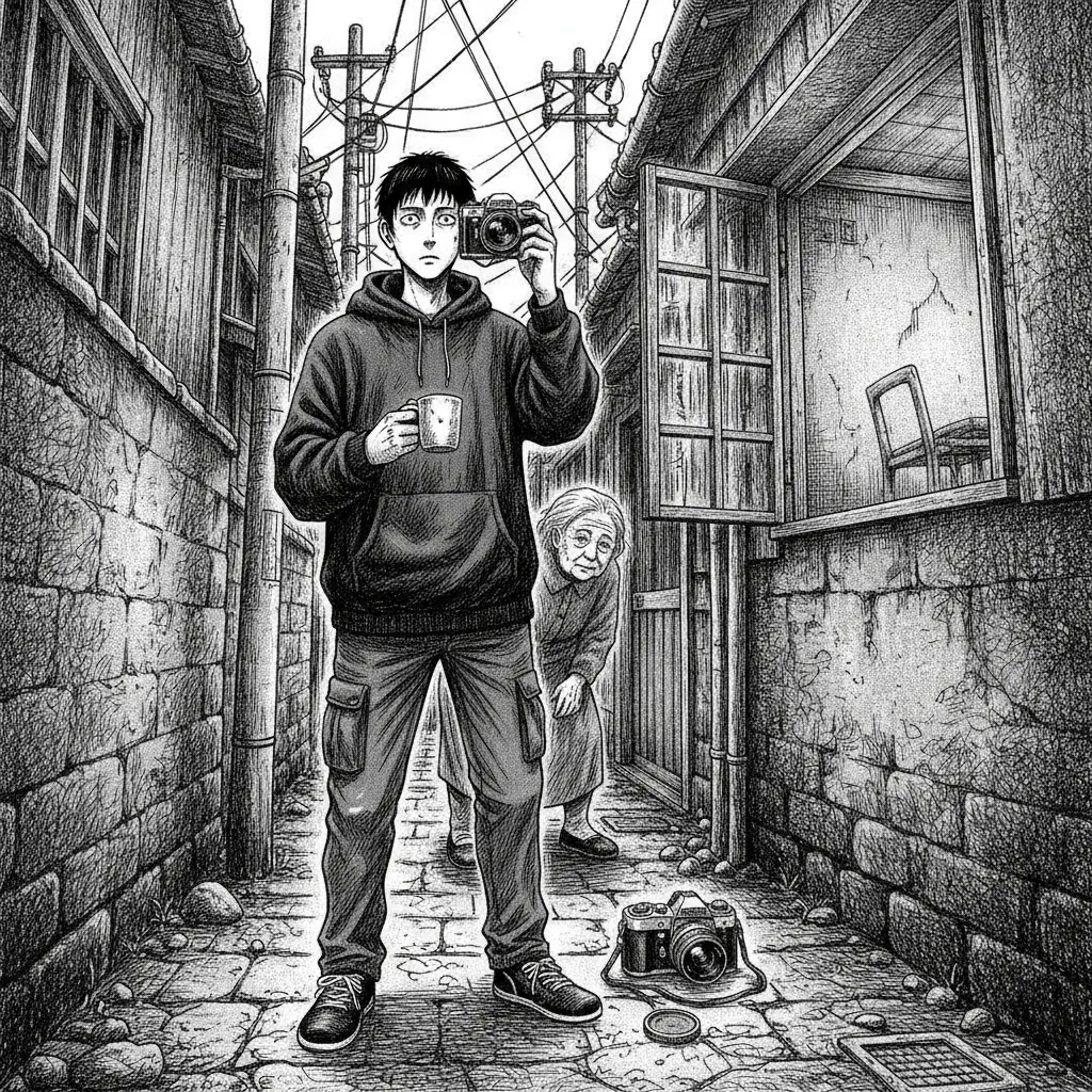 裏路地の手形