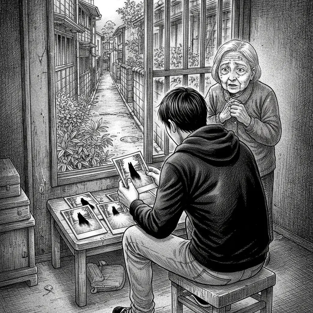 裏路地の手形